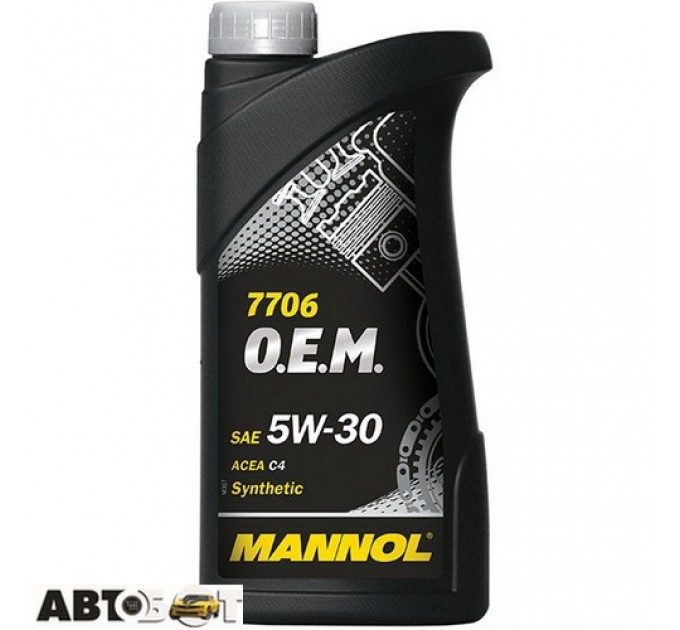 Моторное масло MANNOL O.E.M. for Renault Nissan 5W-30 7706 1л, цена: 566 грн.