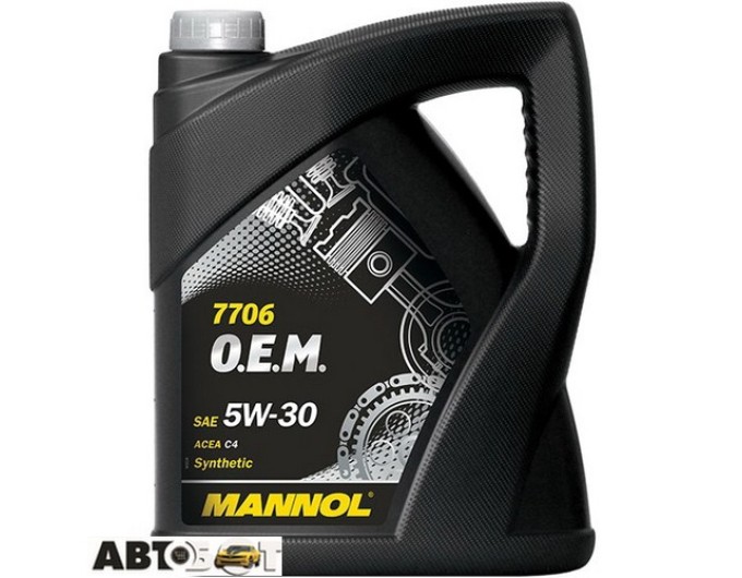 Моторна олива MANNOL O.E.M. for Renault Nissan 5W-30 7706 5л, ціна: 4 057 грн.