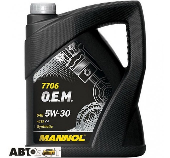 Моторное масло MANNOL O.E.M. for Renault Nissan 5W-30 7706 5л, цена: 2 231 грн.