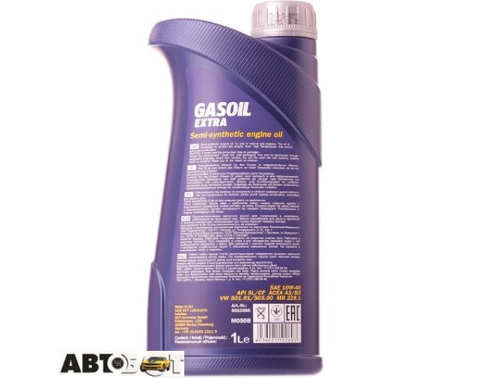 Моторное масло MANNOL Gasoil Extra 10W-40 1л, цена: 391 грн.