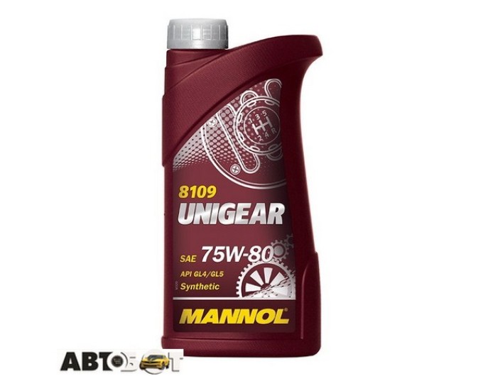 Трансмісійна олива MANNOL Unigear 75W-80 GL-4/GL-5 LS 8109 1л, ціна: 570 грн.