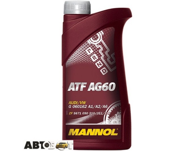 Трансмісійна олива MANNOL Avtomatic ATF AG-60 1л, ціна: 555 грн.