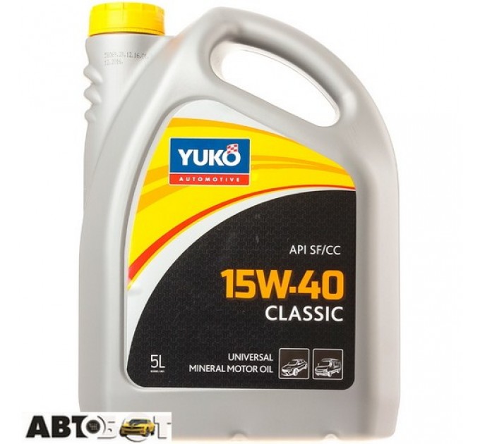  Моторное масло Yuko CLASSIC 15W-40 5л