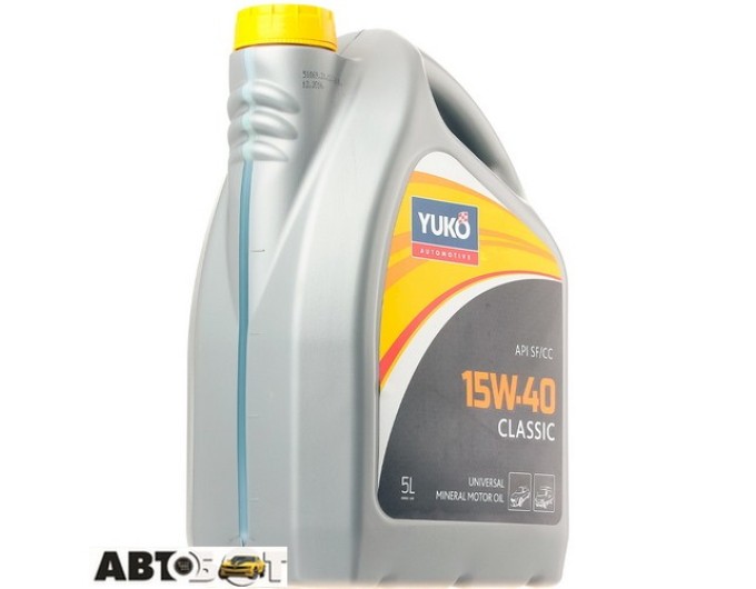 Моторное масло Yuko CLASSIC 15W-40 5л, цена: 1 435 грн.