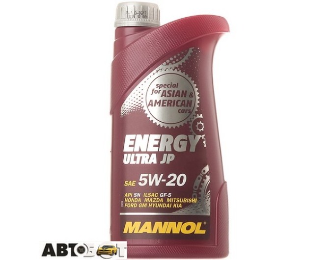 Моторное масло MANNOL ENERGY ULTRA JP 5W-20 1л, цена: 682 грн.
