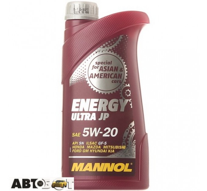 Моторное масло MANNOL ENERGY ULTRA JP 5W-20 1л, цена: 375 грн.