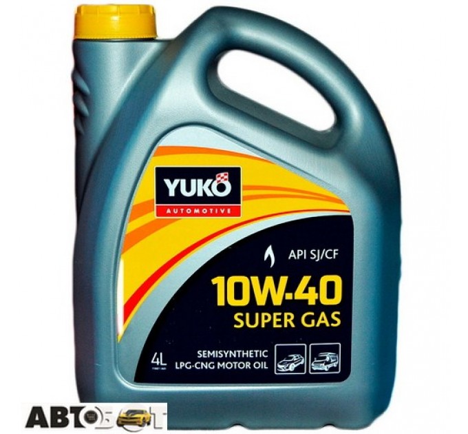 Моторное масло Yuko SUPER GAS 10W-40 4л, цена: 694 грн.