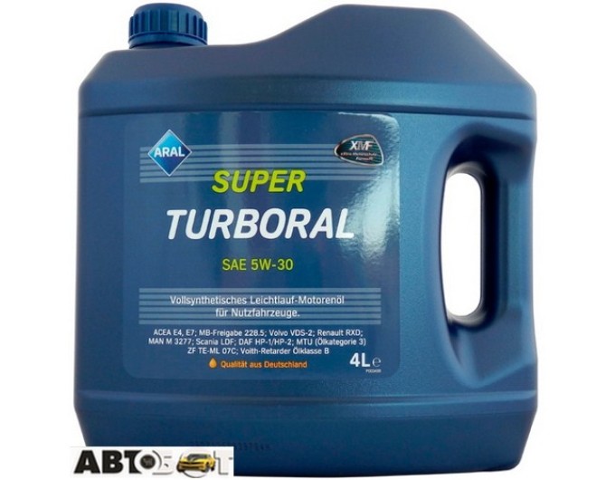 Моторное масло ARAL SuperTurboral 5W-30 4л, цена: 2 219 грн.