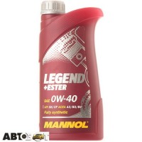 Моторное масло MANNOL LEGEND+Ester 0W-40 1л