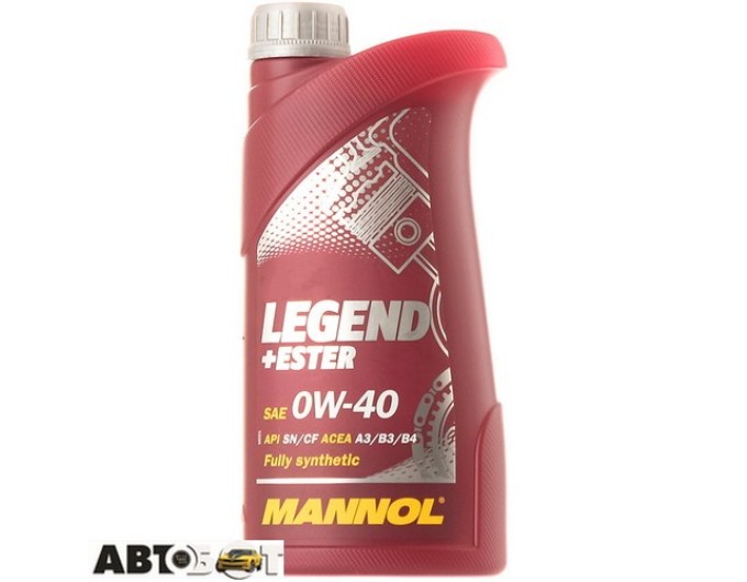 Моторна олива MANNOL LEGEND+Ester 0W-40 1л, ціна: 1 088 грн.