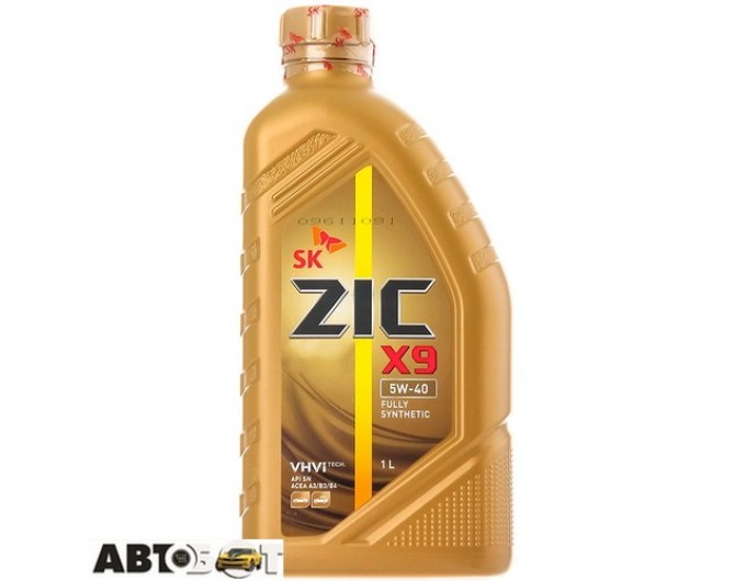 Моторное масло ZIC X9 5W-40 1л, цена: 919 грн.