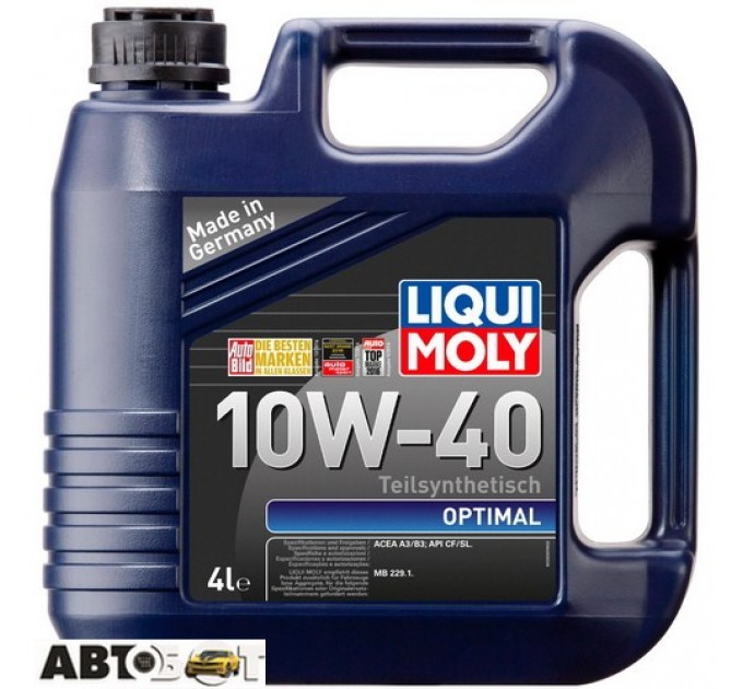 Моторное масло LIQUI MOLY OPTIMAL 10W-40 3930 4л, цена: 1 462 грн.