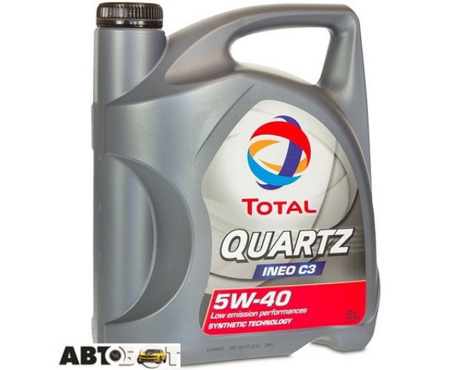 Моторное масло TOTAL Quartz INEO C3 5W-40 5л, цена: 3 319 грн.