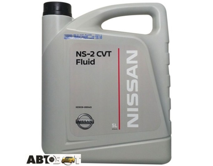 Трансмиссионное масло Nissan CVT Fluid NS-2 KE909-99945 5л, цена: 4 414 грн.
