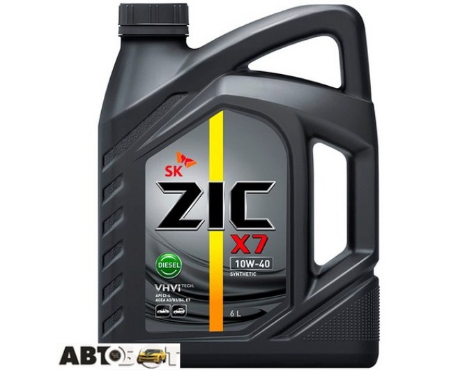 Моторное масло ZIC X7 10W-40 Diesel 6л, цена: 2 391 грн.