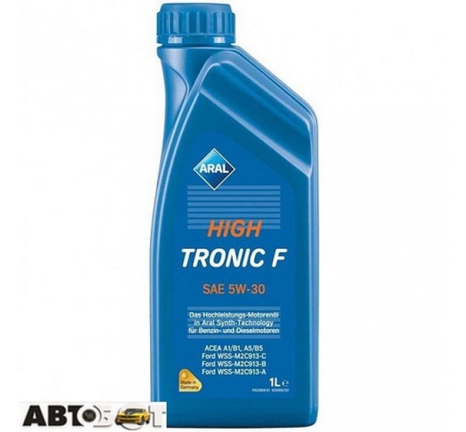 Моторное масло ARAL HighTronic F 5W-30 1л, цена: 371 грн.