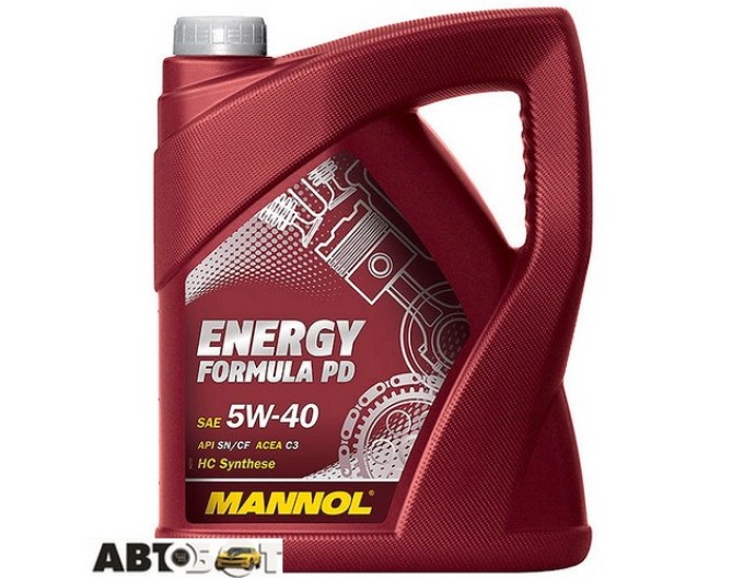 Моторна олива MANNOL ENERGY FORMULA PD 5W-40 5л, ціна: 5 833 грн.