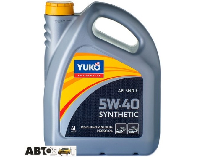 Моторна олива Yuko SYNTHETIC 5W-40 4л, ціна: 1 722 грн.