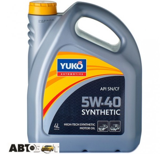  Моторное масло Yuko SYNTHETIC 5W-40 4л