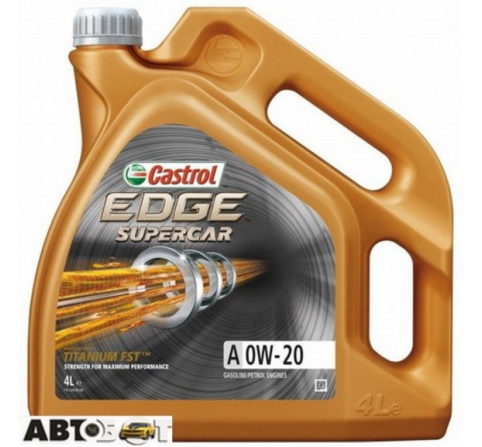 Моторное масло CASTROL EDGE SUPERCAR A 0W-20 4л, цена: 1 767 грн.