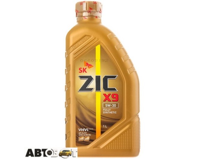Моторное масло ZIC X9 5W-30 1л, цена: 774 грн.