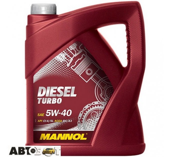 Моторное масло MANNOL DIESEL TURBO 5W-40 5л, цена: 1 561 грн.