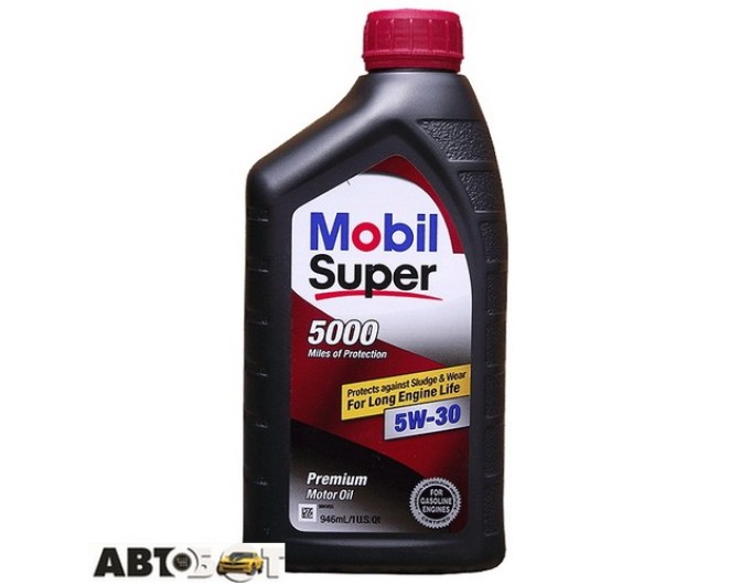 Моторное масло MOBIL Super Premium 5000 5W-30 SN 946мл, цена: 231 грн.