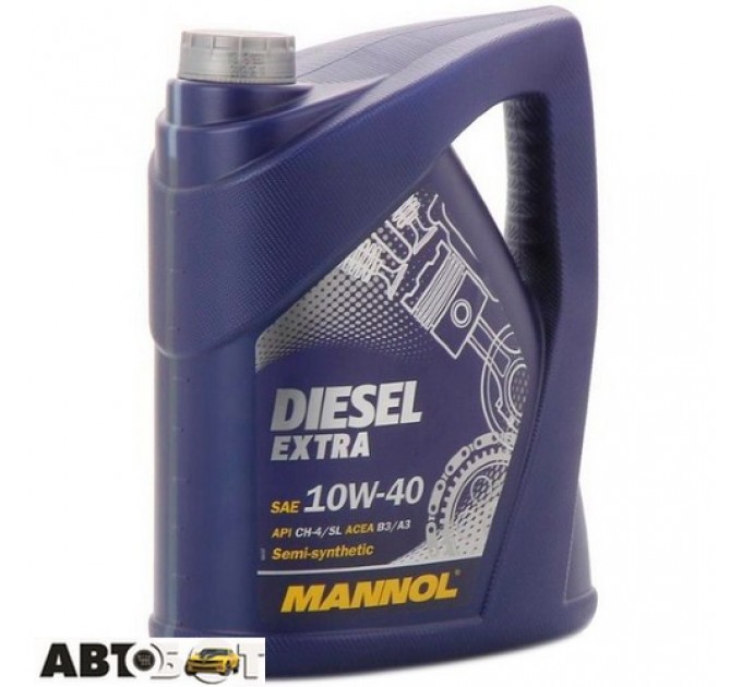 Моторна олива MANNOL DIESEL EXTRA 10W-40 5л, ціна: 904 грн.