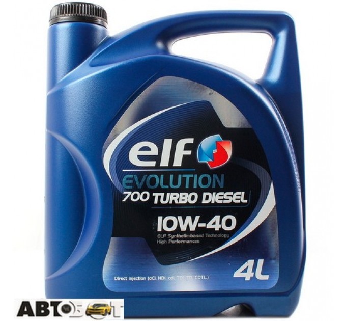 Моторна олива ELF EVOLUTION 700 TURBO DIESEL 10W-40 4л, ціна: 964 грн.