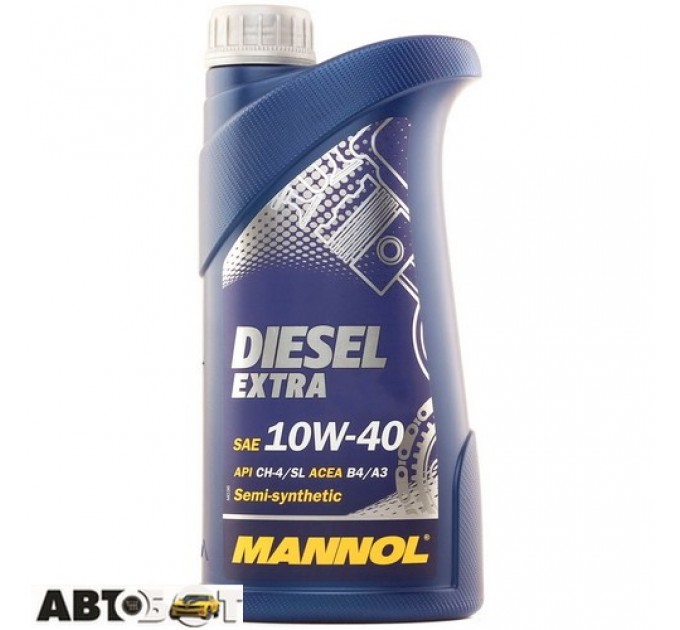 Моторна олива MANNOL DIESEL EXTRA 10W-40 1л, ціна: 314 грн.