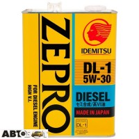 Моторное масло Idemitsu Zepro Diesel DL-1 5W-30 4л