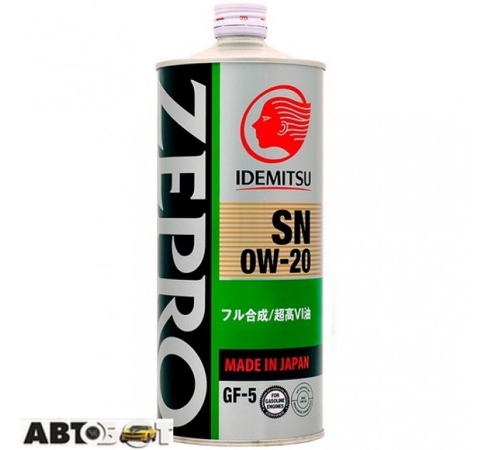 Моторна олива Idemitsu Zepro Eco Medalist 0W-20 1л, ціна: 440 грн.