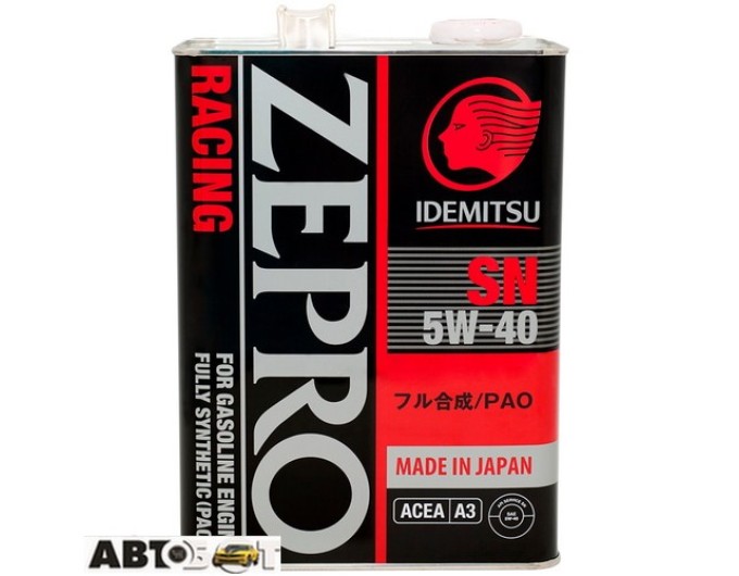 Моторное масло Idemitsu Zepro Racing 5W-40 4л, цена: 5 023 грн.