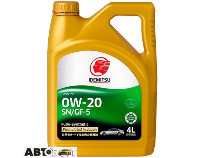 Моторное масло Idemitsu Gasoline 0W-20 SN/GF-5 4л, цена: 2 709 грн.
