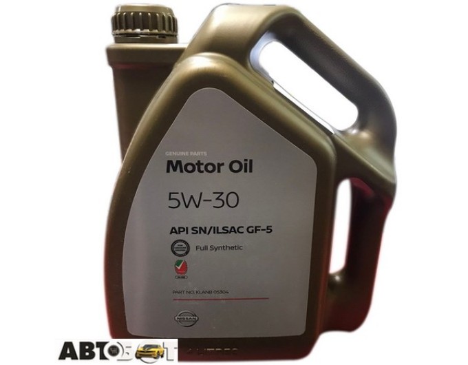 Моторное масло Nissan Genuine Oil 5W-30 KLANB-05304 4л, цена: 3 082 грн.