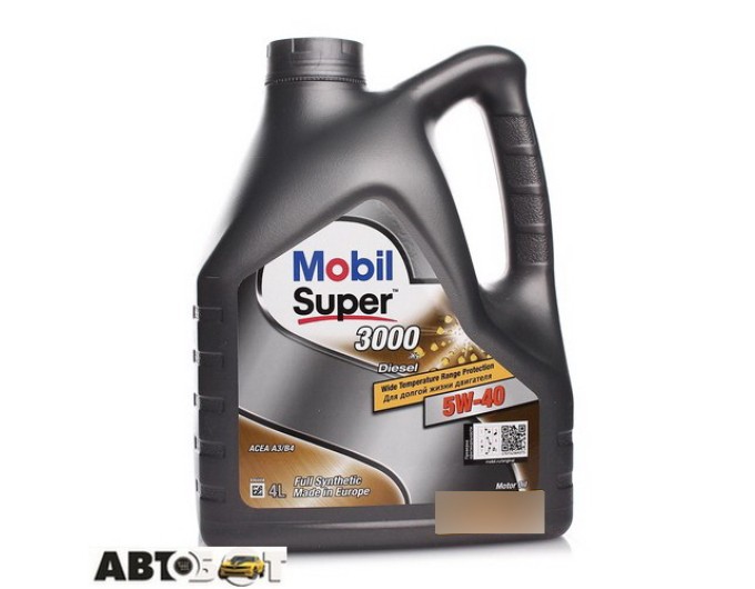 Моторное масло MOBIL Super 3000 X1 Diesel 5W-40 4л, цена: 1 865 грн.