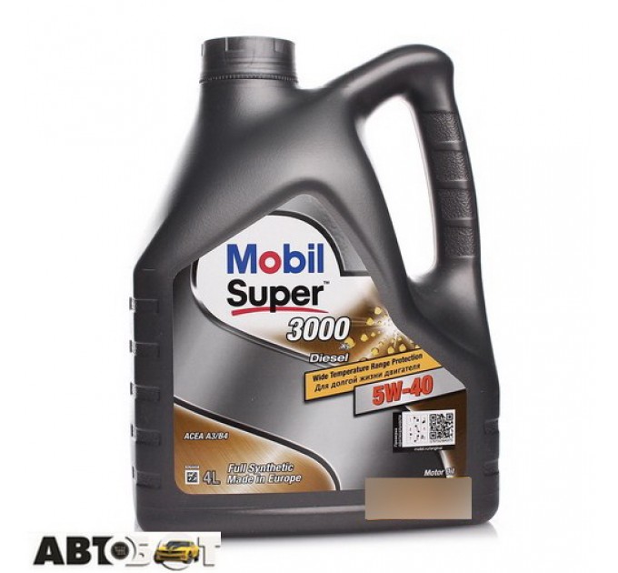 Моторное масло MOBIL Super 3000 X1 Diesel 5W-40 4л, цена: 1 415 грн.