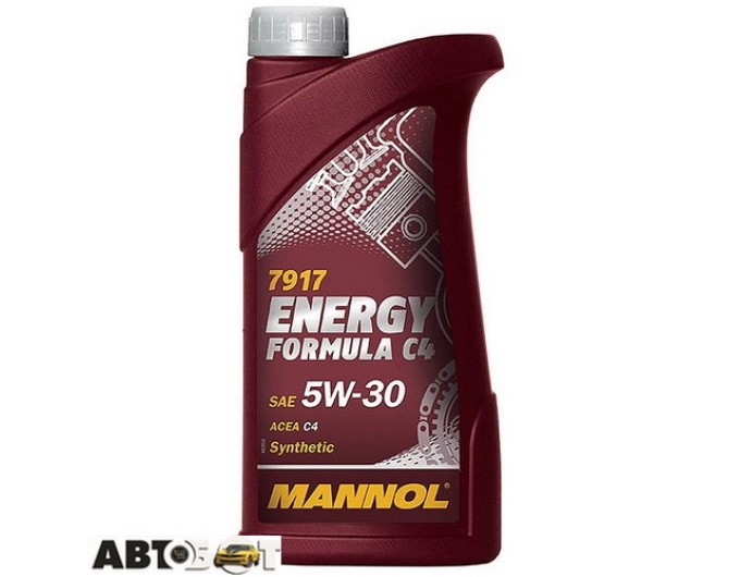 Моторна олива MANNOL Energy Formula C4 5W-30 1л, ціна: 1 029 грн.