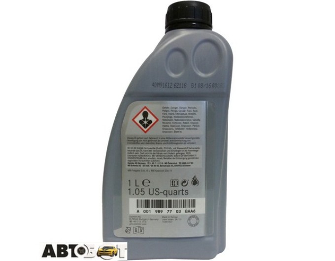 Трансмісійна олива Mercedes-benz MB 236.15 A000989690511AULE 1л, ціна: 813 грн.