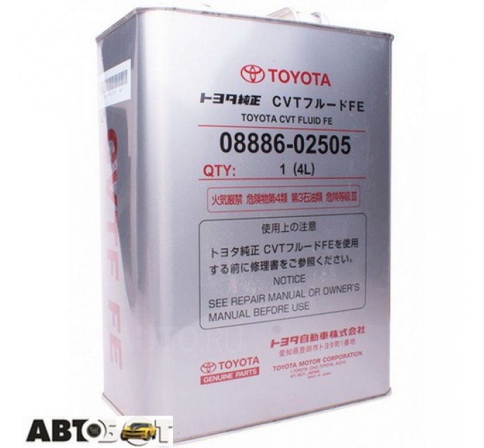 Трансмиссионное масло Toyota CVT Fluid FE 0888602505 4л, цена: 2 149 грн.