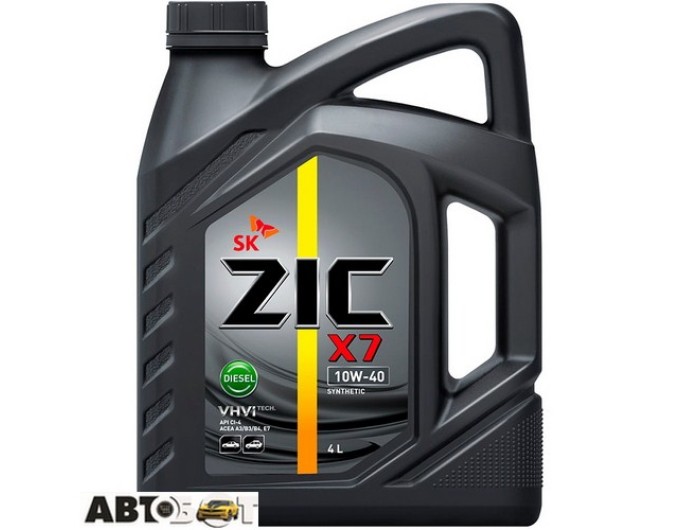 Моторное масло ZIC X7 Diesel 10W-40 4л, цена: 1 379 грн.