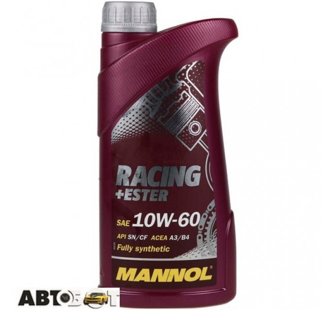 Моторное масло MANNOL Racing+Ester 10W-60 1л, цена: 502 грн.