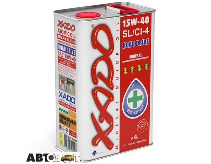 Моторное масло XADO Atomic Oil 15W-40 SL/CI-4 XA 20213 4л, цена: 2 057 грн.