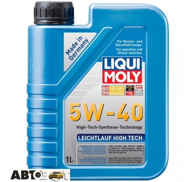 Моторна олива LIQUI MOLY Leichtlauf High Tech 5W-40 2327/8028 1л, ціна: 683 грн.