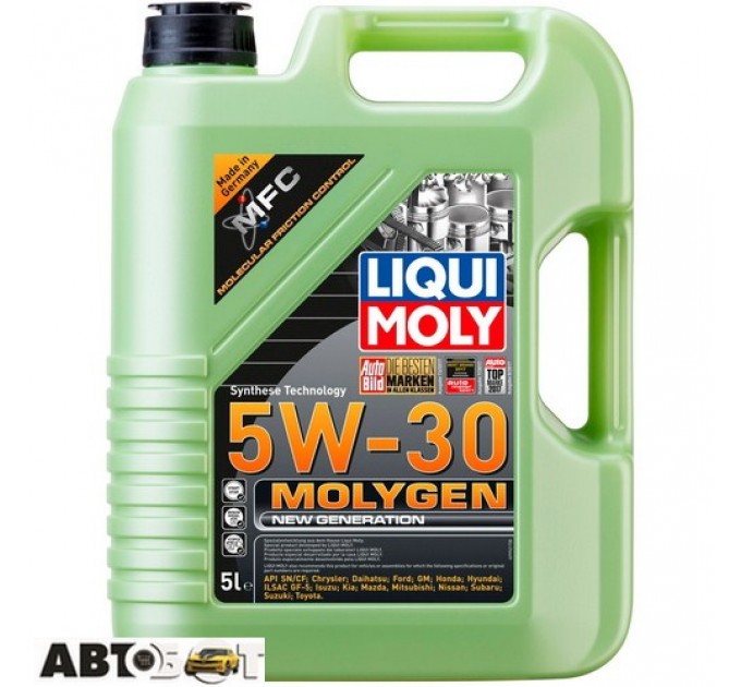 Моторное масло LIQUI MOLY Molygen 5W-30 9952/9043 5л, цена: 2 914 грн.