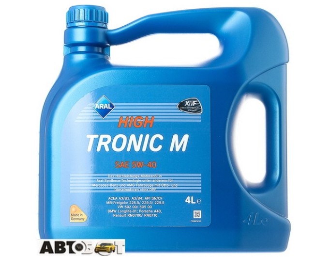 Моторное масло ARAL HighTronic M 5W-40 4л (Уценка), цена: 1 500 грн.