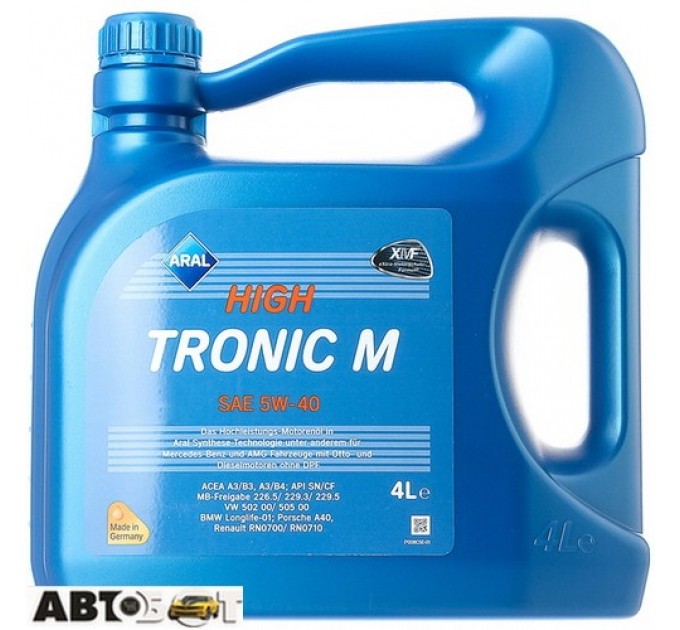 Моторное масло ARAL HighTronic M 5W-40 4л (Уценка), цена: 875 грн.