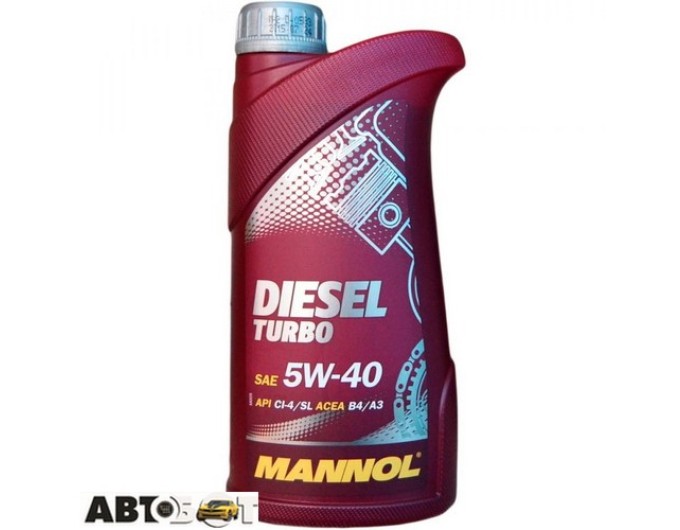 Моторна олива MANNOL DIESEL TURBO 5W-40 1л, ціна: 541 грн.
