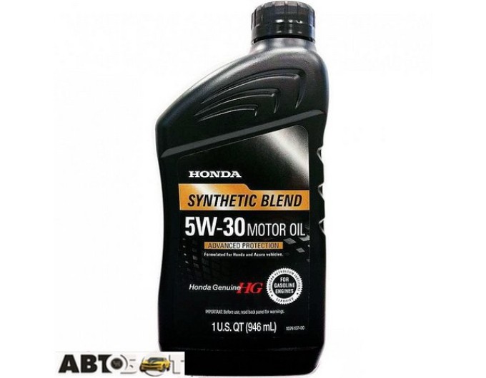 Моторное масло Honda Synthetic Blend 5W-30 087989034 1л, цена: 701 грн.