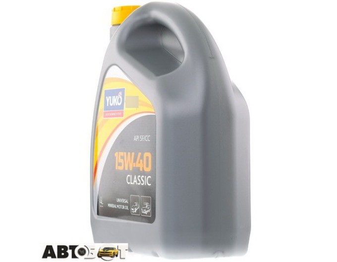 Моторное масло Yuko CLASSIC 15W-40 4л, цена: 1 154 грн.